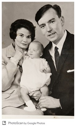 Baby John with Mum and Dad 1966