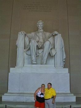 Chrissy & Jim @ Lincoln Memorial