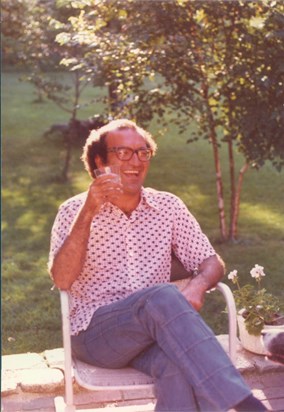Rezahas a good laugh, Weston, Mass, 1973