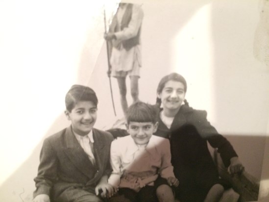 With big siblings - Hossein and Nini