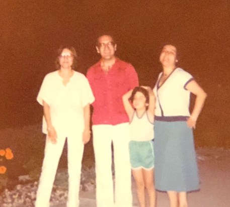 With Eghbal, Nini and Zarzar-Moraga, CA 1980s