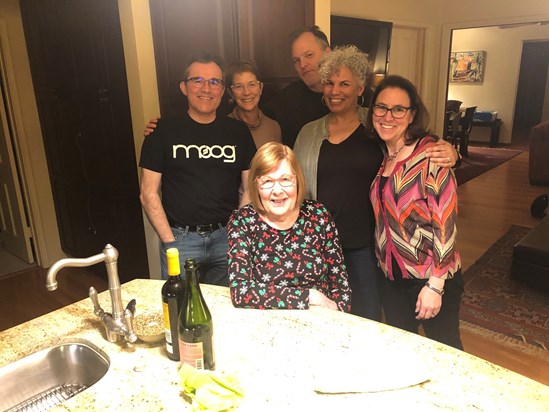 Celia with some of David and Debra's friends-Vicki, Dino and Stefani in California