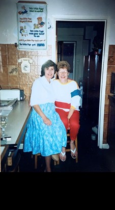 Iris and Celia (sisters) - 1988 reunion 