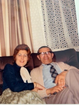 Celia with her Dad, William