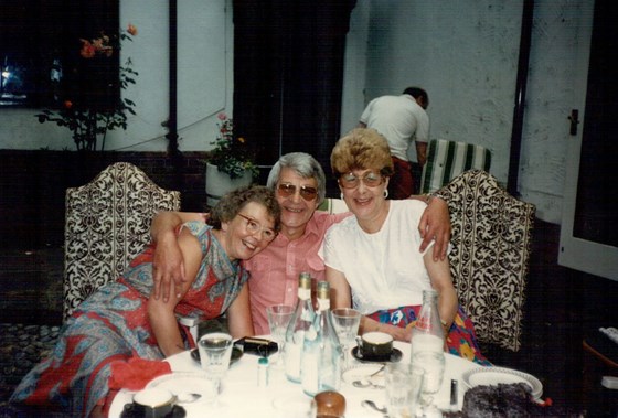 Joan (SIL), Ken (brother), Celia 1988 reunion