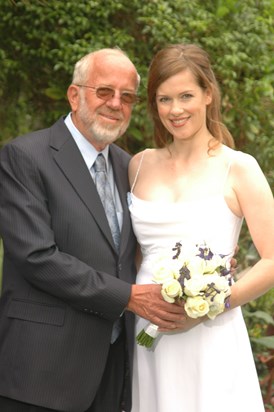 Gary and Dorothy at Dorothy & John's wedding, April 2008