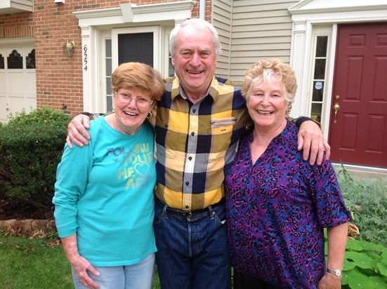 Jenny and Richard visiting Liz Roberts in Alexandria, Virginia, 2018