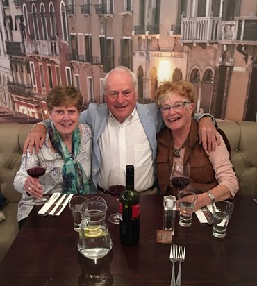 Liz Roberts visiting Jenny and Richard in 2018. Having great fun seeing each other again ??????