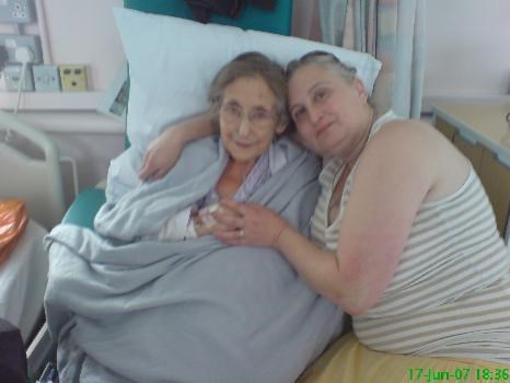 Mum and I on 17th June 2007