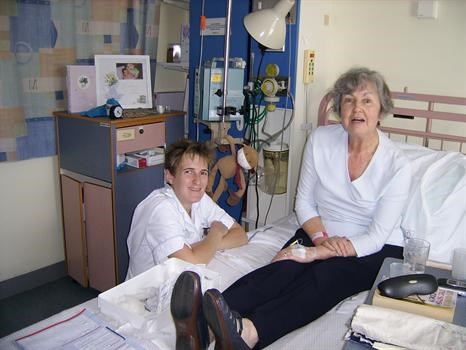 Janet & Faye her nurse