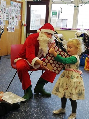 Father Christmas at toddler group