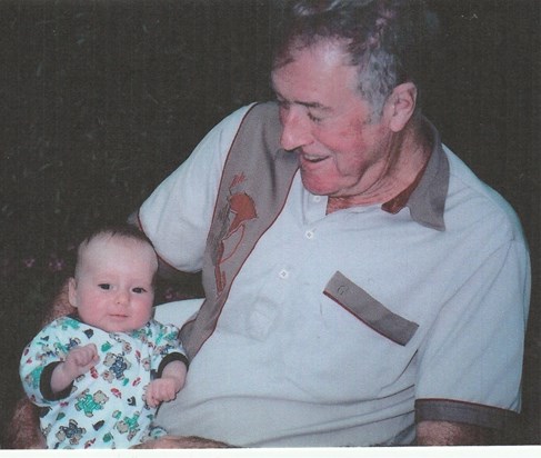With Grandchild number 3 (Sophie) in 2001