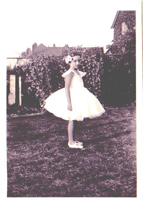 Rosemary in ballet dress age 6 or 7