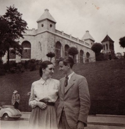 Rosemary and Algy on honeymoon in Italy