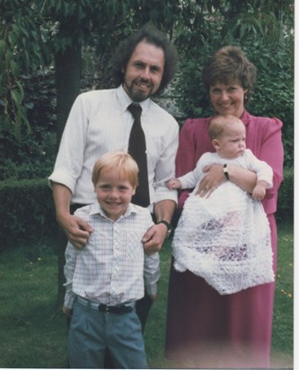 Karen, Barry, Dale and David circa 1986