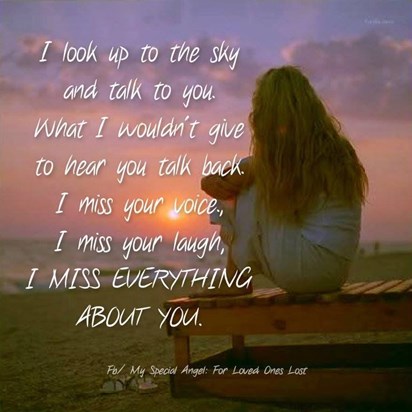 Miss you very much my lovely friend