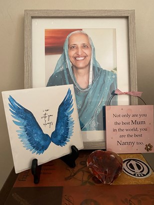 Mum Tuesday12th July, all three of us together with family scattered your ashes mat your soul & atma Rest in Peace with Waheguru Ji 🙏🏼🤍🕊✨ 