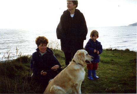 Janet, Sandra and Miles and Ella at Seatown