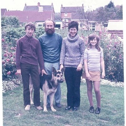 1972, Janet, Alan, Sandra and Kevan