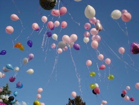Jasmines Birthday Balloon Release