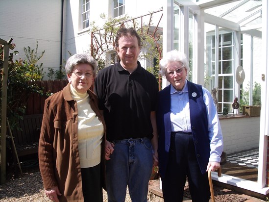 Muriel with Jean and Matt c 2007