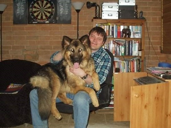 Jubbaz & Bear in the Barn circa 2006