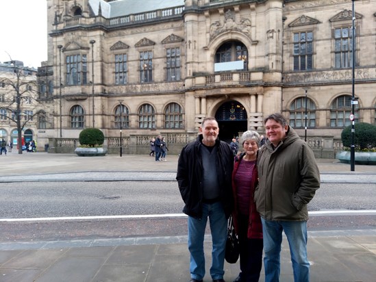 Dave with mum & dad in Sheffield