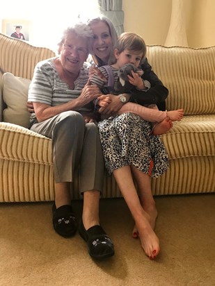 Nanna with Laura & Alice