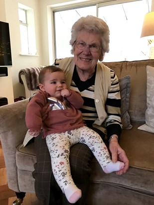 Nanna with Alice 