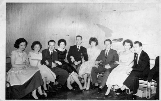 1960 - The Finnigans School of Dancing group, Ann is on the left.