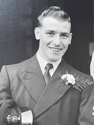 Mick on his Wedding Day in 1954