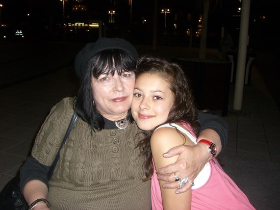 Sidnie with her lovely nanny who she misses so much xxx