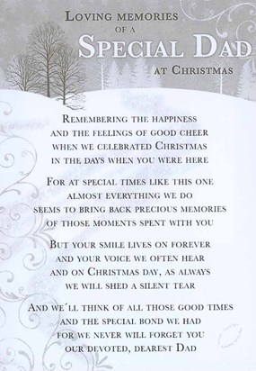 Thinking of you at Christmas and always??Xxxx