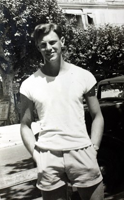 Ken in sports outfit in 1948