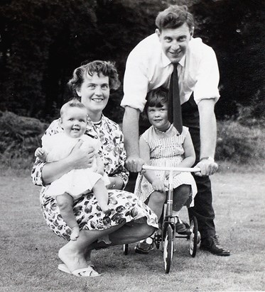 Family group with Monica, Claire and Adrienne