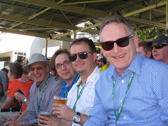 2014.12.23 André, Hugh, Mark & Martyn @ The WACA A