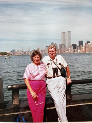 Mum & Dad in New York - late 1980s