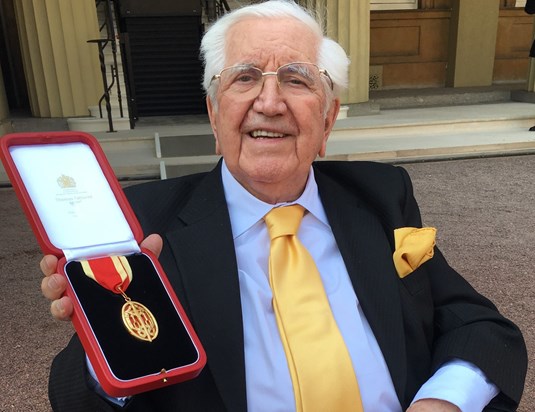 Sir Jack with his knighthood