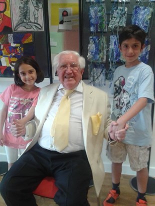 My children had the privilege of meeting Sir Jack Petchey in 2013, and his kindness left an enduring impression. A truly remarkable man. #RIPSirJackPetchey