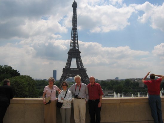 A fabulous photo of Auntie Pat, Uncle Gerrard and my parents enjoying a trip to Paris. They all had lots of funny stories to tell us when they got home. The photo was taken by my cousin Matthew. 