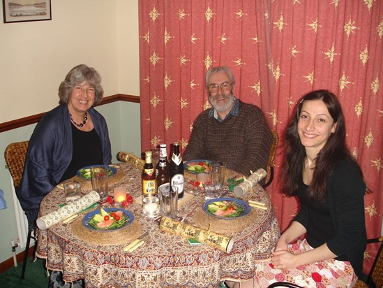 Christmas 2008 with Philip and Narineh