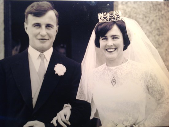Jim and Margaret on their wedding day in 1960
