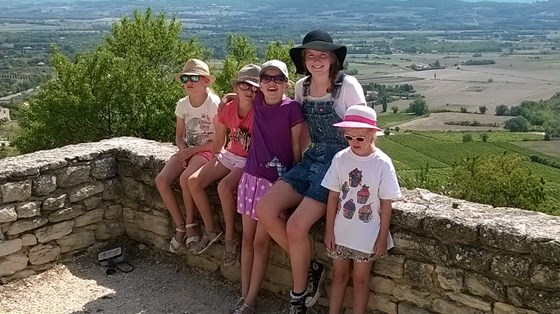 In Provence with her sisters and Hannah