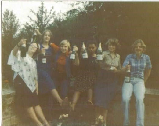 1976 school leaving party....