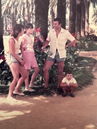 Family holiday, Spain, 1984