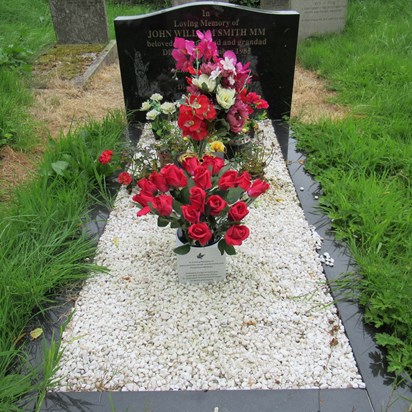 Gran & Grand Fathers Grave . Saturday . 1 St August 2020 . Angle .3.
