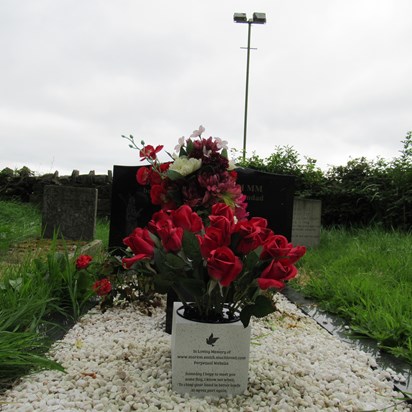 Gran & Grand Fathers Grave . Saturday . 1 St August 2020 . Angle .5.