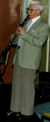 Dad plays clarinet