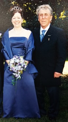 Me and Dad on my Wedding Day (Maxine)