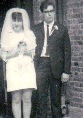 mum and dad on their wedding 